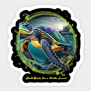 Save the sea turtles Sticker